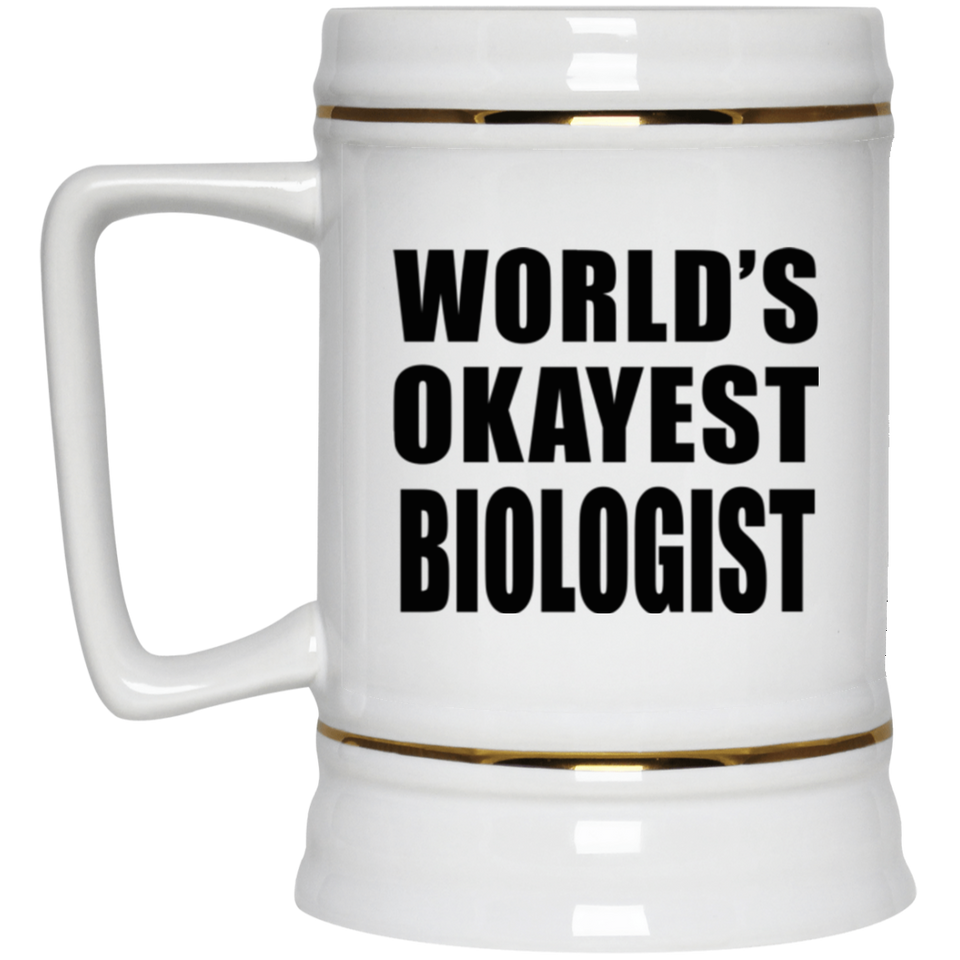 World's Okayest Biologist - Beer Stein