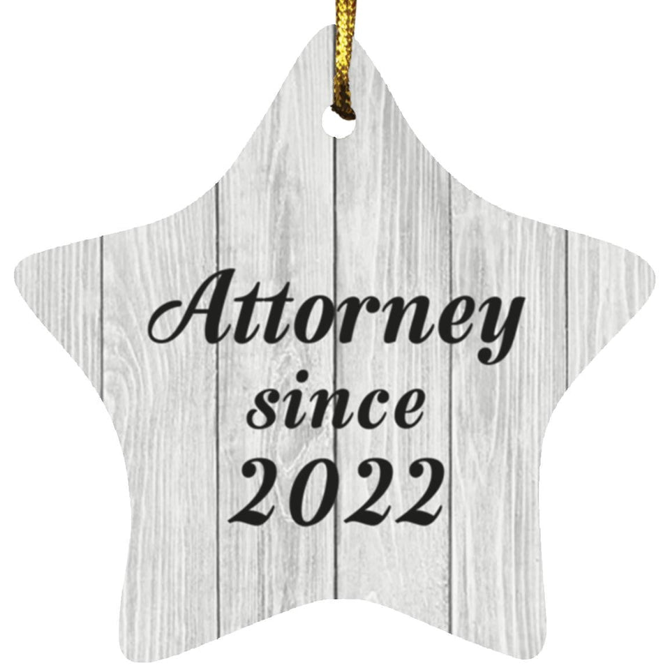 Attorney Since 2022 - Star Ornament F