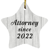 Attorney Since 2022 - Star Ornament F