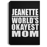 Jeanette World's Okayest Mom - Canvas Portrait