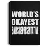 World's Okayest Sales Representative - Canvas Portrait