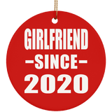 Girlfriend Since 2020 - Circle Ornament