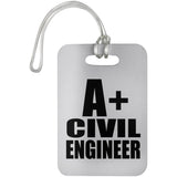 A+ Civil Engineer - Luggage Bag Tag