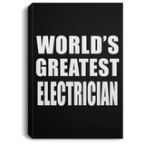 World's Greatest Electrician - Canvas Portrait
