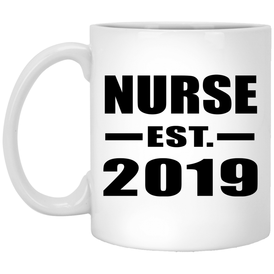 Nurse Established EST. 2019 - 11oz Coffee Mug