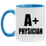 A+ Physician - 11oz Accent Mug Blue