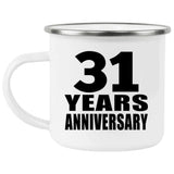31st Anniversary 31 Years - 12oz Camping Mug