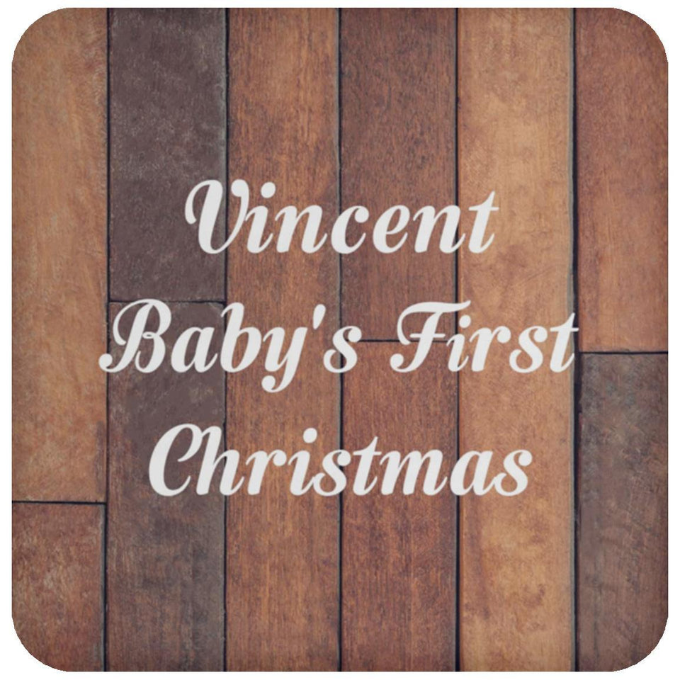 Vincent Baby's First Christmas - Drink Coaster E