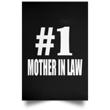 Number One #1 Mother In Law - Poster Portrait