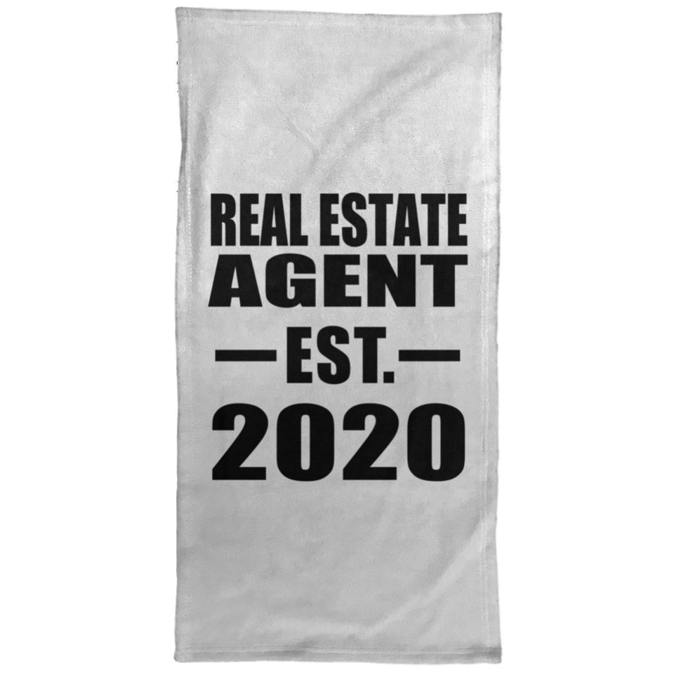 Real Estate Agent Established EST. 2020 - Hand Towel