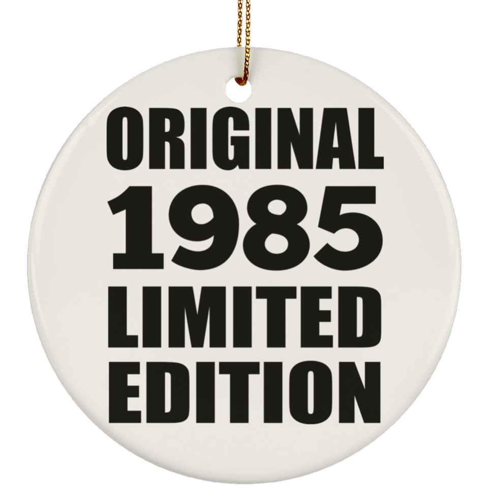 39th Birthday Original 1985 Limited Edition - Circle Ornament