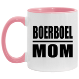 Boerboel Mom - 11oz Accent Mug Pink