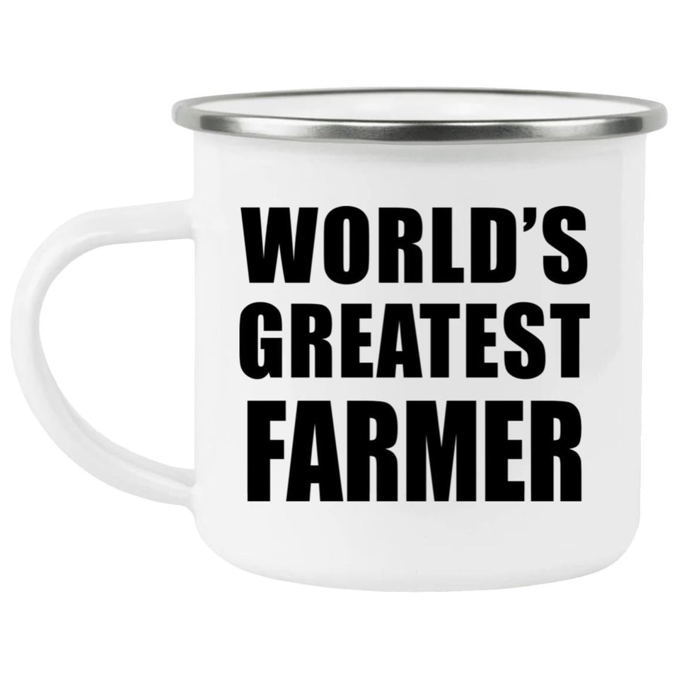 World's Greatest Farmer - 12oz Camping Mug
