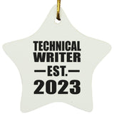Technical Writer Established EST. 2023 - Star Ornament