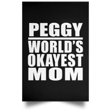 Peggy World's Okayest Mom - Poster Portrait