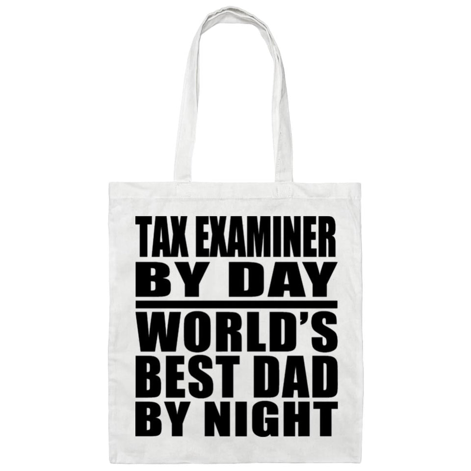 Tax Examiner By Day World's Best Dad By Night - Tote Bag White