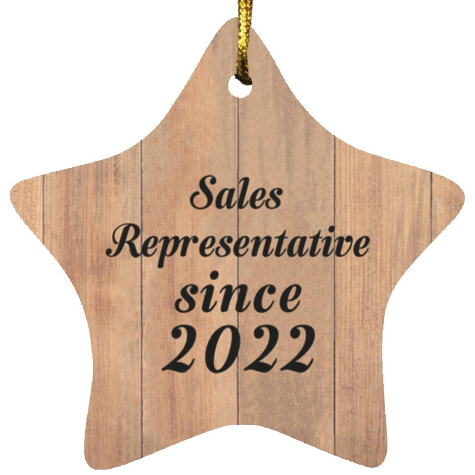 Sales Representative Since 2022 - Star Ornament C