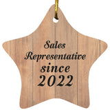 Sales Representative Since 2022 - Star Ornament C