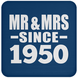 74th Anniversary Mr & Mrs Since 1950 - Drink Coaster