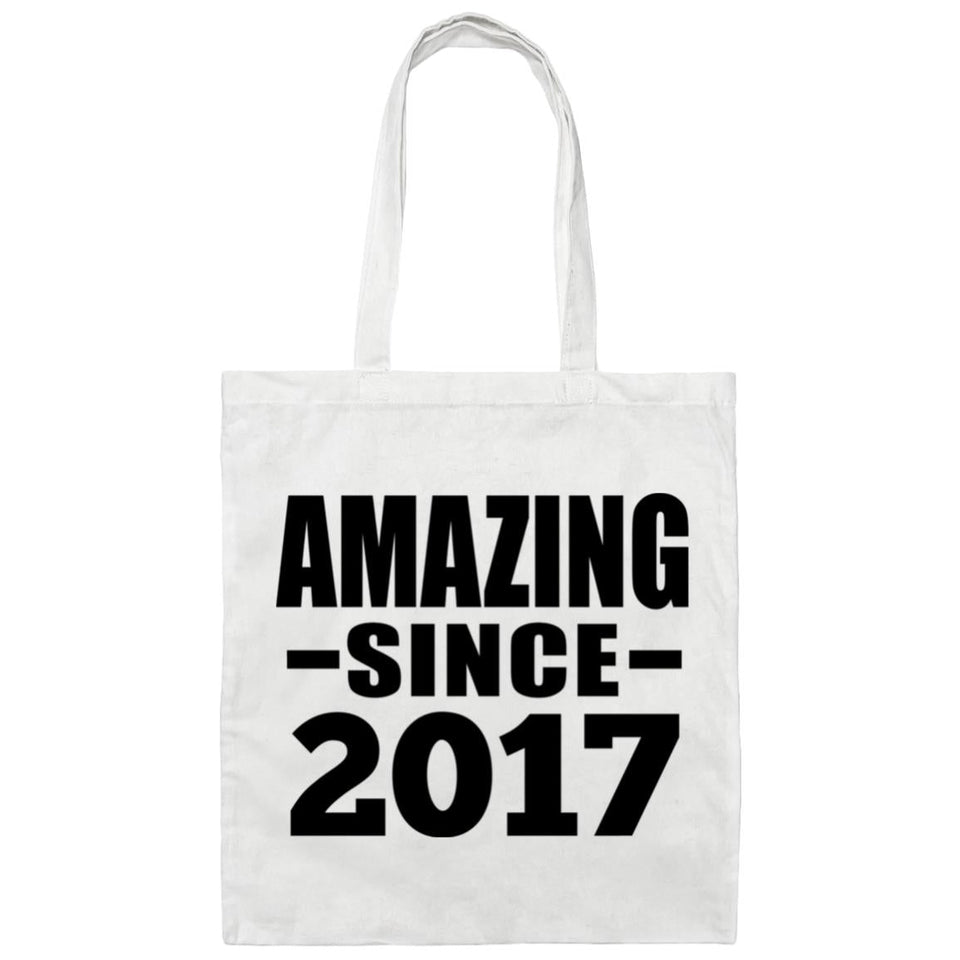 7th Birthday Amazing Since 2017 - Tote Bag White