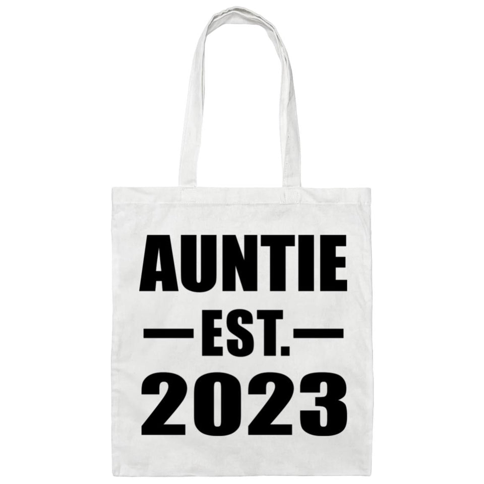 Auntie Established EST. 2023 - Tote Bag White