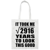54th Birthday Took Square Root of 2916 Years To Look Good - Tote Bag White