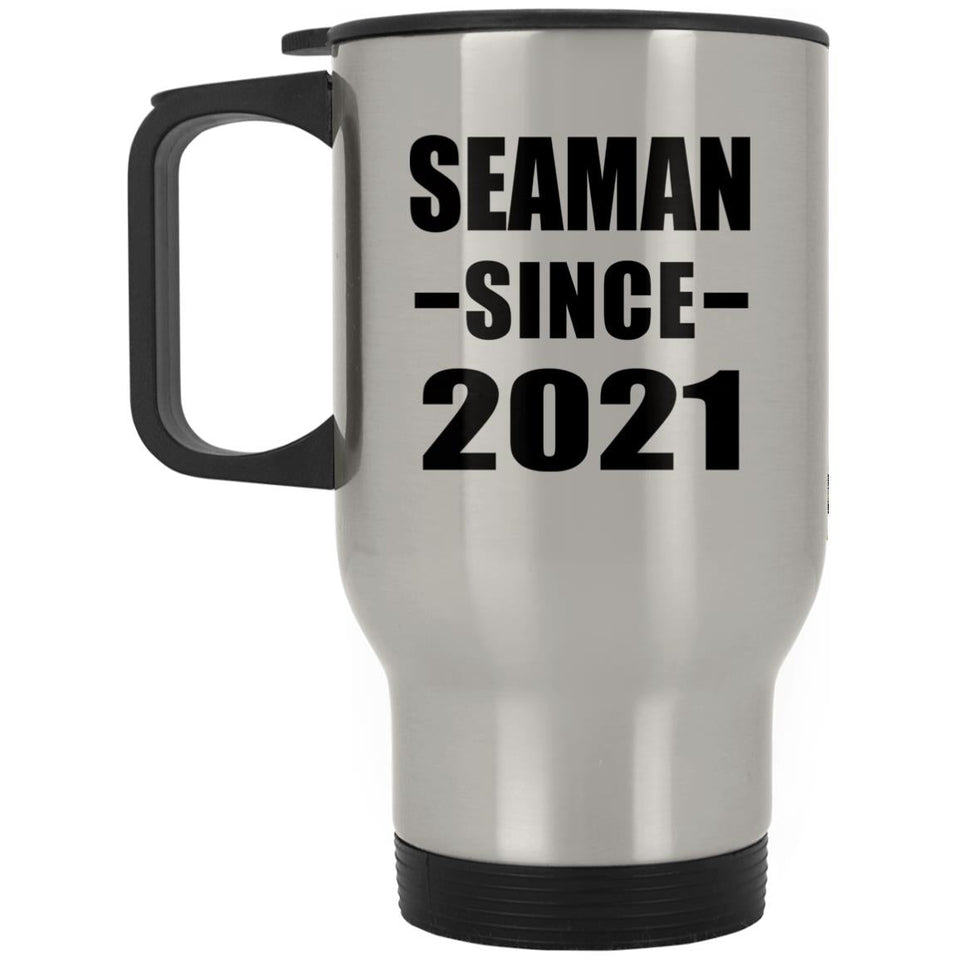 Seaman Since 2021 - Silver Travel Mug
