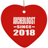 Archeologist Since 2018 - Heart Ornament