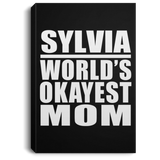 Sylvia World's Okayest Mom - Canvas Portrait
