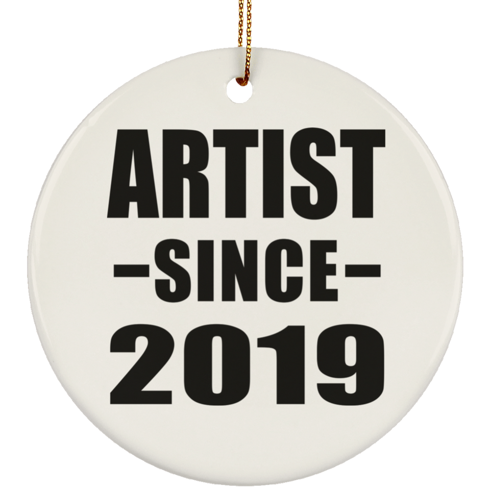 Artist Since 2019 - Circle Ornament