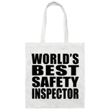 World's Best Safety Inspector - Tote Bag White