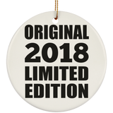 6th Birthday Original 2018 Limited Edition - Circle Ornament