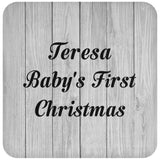 Teresa Baby's First Christmas - Drink Coaster F
