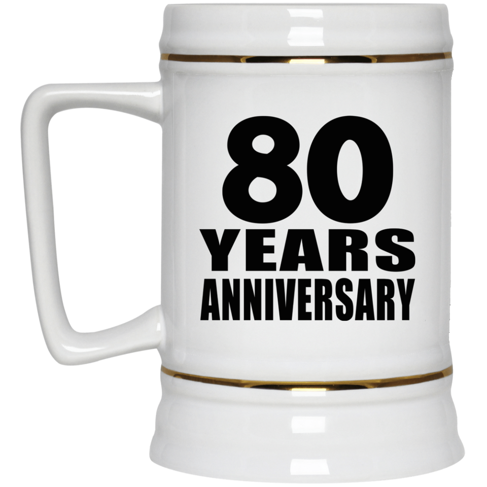 80th Anniversary 80 Years - Beer Stein
