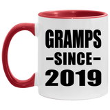 Gramps Since 2019 - 11oz Accent Mug Red