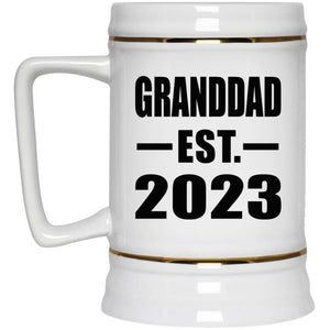 Granddad Established EST. 2023 - Beer Stein