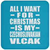 All I Want For Christmas Is My Czechoslovakian Vlcak - Coaster