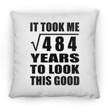 22nd Birthday Took Square Root of 484 Years To Look Good - Throw Pillow