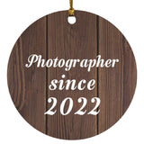 Photographer Since 2022 - Circle Ornament D