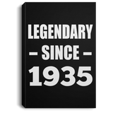 89th Birthday Legendary Since 1935 - Canvas Portrait
