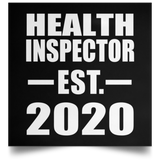 Health Inspector Established EST. 2020 - Poster Square