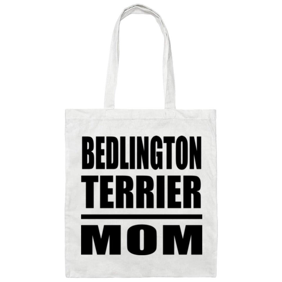 Bedlington Terrier Mom - Tote Bag White
