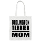 Bedlington Terrier Mom - Tote Bag White