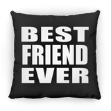 Best Friend Ever - Throw Pillow Black