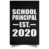 School Principal Established EST. 2020 - Poster Portrait
