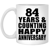 Happy 84th Anniversary 84 Years & Counting - 11 Oz Coffee Mug
