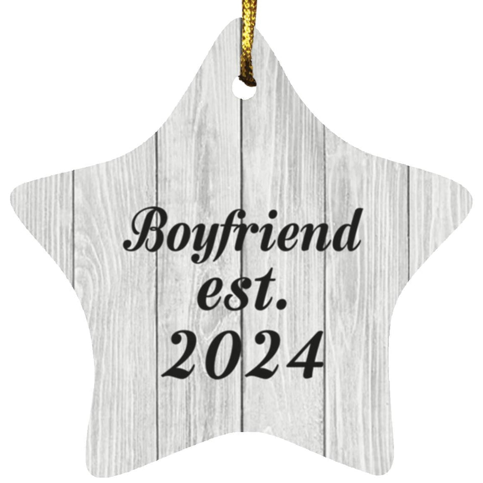 Boyfriend Established Est. 2024 - Star Ornament F