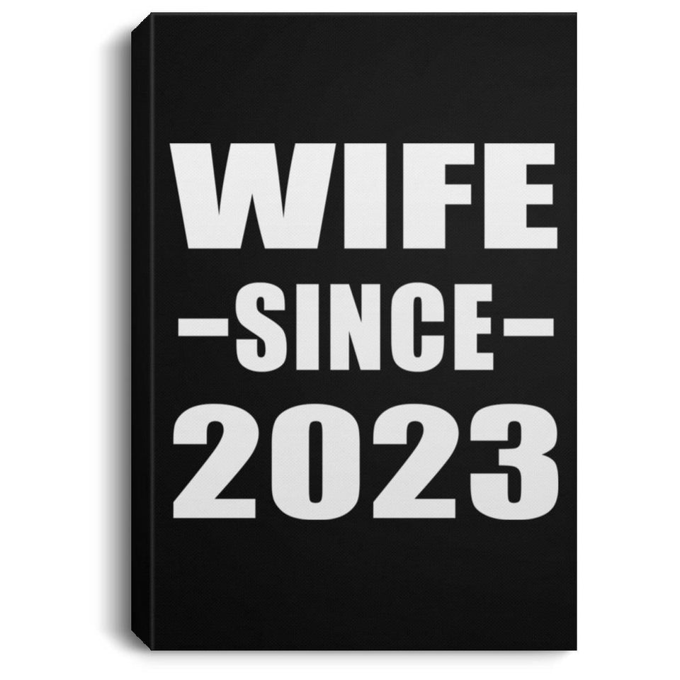 Wife Since 2023 - Canvas Portrait