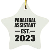 Paralegal Assistant Established EST. 2023 - Star Ornament