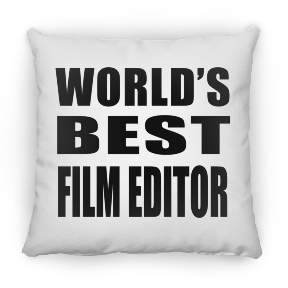 World's Best Film Editor - Throw Pillow